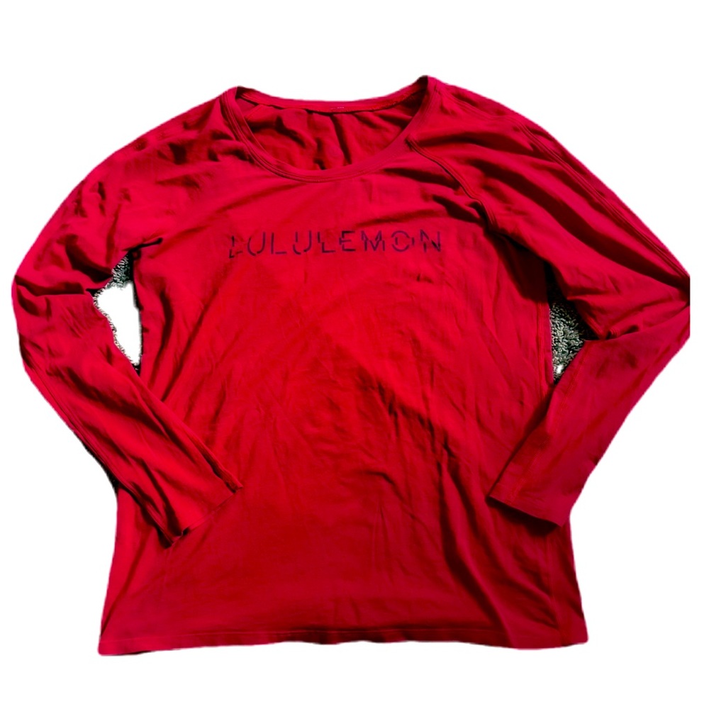 Lululemon all yours graphic long sleeves.Size 8.